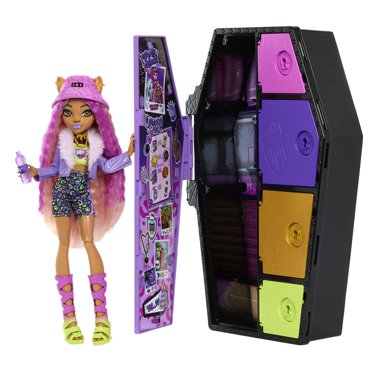 Monster High Doll And Fashion Set, Draculaura With Dress-up Locker 