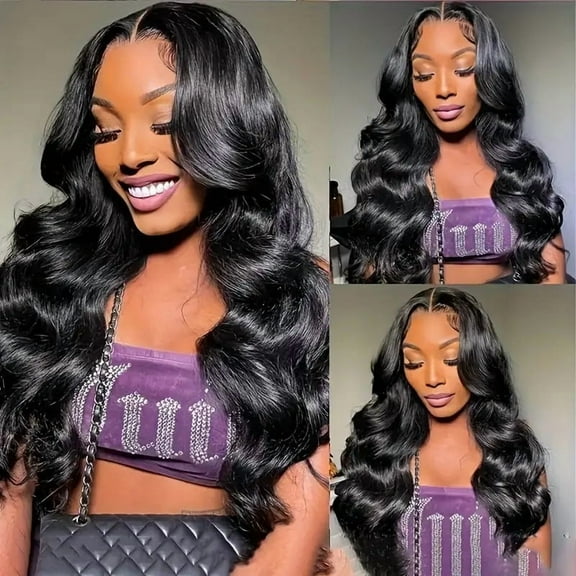 Fashionable long wavy curl wig for women, best-selling full head wig with lace trim