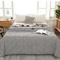 thumbnail image 3 of Jia Store Lightweight Summer Cooler Quilt Queen Size - All Season Reversible Cotton Comforter, Soft Bedspread for Summer & Winter, Machine Washable Bedding for Full/Queen Size Bed, 3 of 5