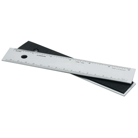 Alumicolor Non-Slip Standard Straightedge, 6"