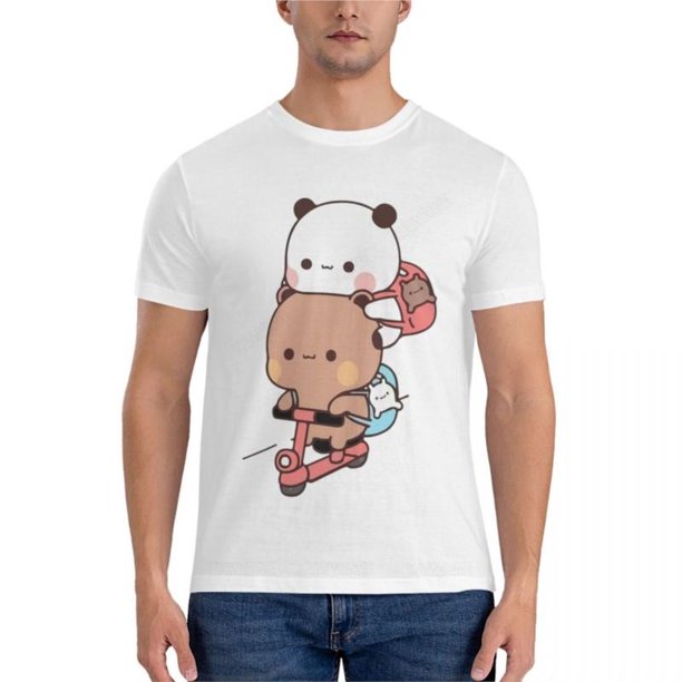 Camiseta de algodón para hombre camisa de patinaje BUBU DUDU EssentialEssential color negro blanco liso