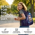 thumbnail image 4 of Jeiento Owl 17 Inch Backpack Set for Kids Boys Girls 4-Piece Lunch Bag Pencil Case Water Bottle Holder Galaxy Sky Lightweight Large Capacity School Bookbag Back to School, 4 of 7