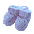 thumbnail image 4 of PEASKJP Rubber Sole Infant Booties Lightweight Waterproof Kids Infant Rainboots, Pink 13, 4 of 5