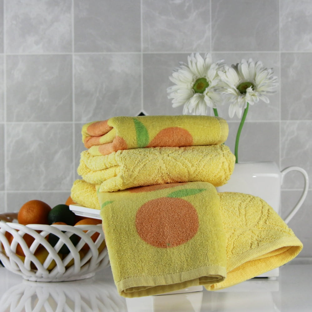 Freshee Kitchen Collection 4Piece Kitchen Towel Set with