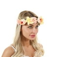 thumbnail image 3 of MEICHEN Fascinator Hats for Women Women Flower Hair Garland Crown Headband Floral Wreath Hairband All Seasons Fashion Must Have, 3 of 4