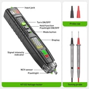Huepar Digital Multimeter, 4000 Counts DC/AC Mini Voltmeter Electronic Multi Testers Pen, Accurately Measures Voltage Current Resistance