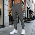 thumbnail image 6 of Yifymode Mens Joggers with Pockets Casual Sweatpant | Slim-fit Elastic Waist Casual Pants Lightweight Golf Work Athletic Gym Track, 6 of 9