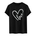 thumbnail image 3 of PNTUTB Men's Fashion Valentine's Day Themed Prints Casual Loose Comfortable Short Sleeve Crew Neck T-shirt, 3 of 5