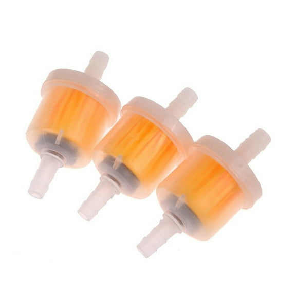 Happy Date 3pcs Gas Fuel Filters for Motorcycle Moped Scooter Dirt Bike ATV Go Kart Car Accessories