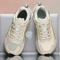 thumbnail image 7 of Men's Lace‑Up Athletic Running Sneakers, Mesh Upper Sports Footwear with Overlay Panels and Thick Contoured Midsole for Daily Workout and Walking, 7 of 7