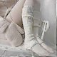 thumbnail image 4 of Mohair Wool Socks Knitted Knee Length Socks With Extra Length, 4 of 4