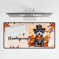 thumbnail image 4 of Happy Thanksgiving Schnauzer Welcome Thankful Fall Autumn Pumpkin Desk Mat Full Keyboard Mouse Pad Miniature Schnauzer Dog Lover Large Mousepad - 02021, 4 of 5