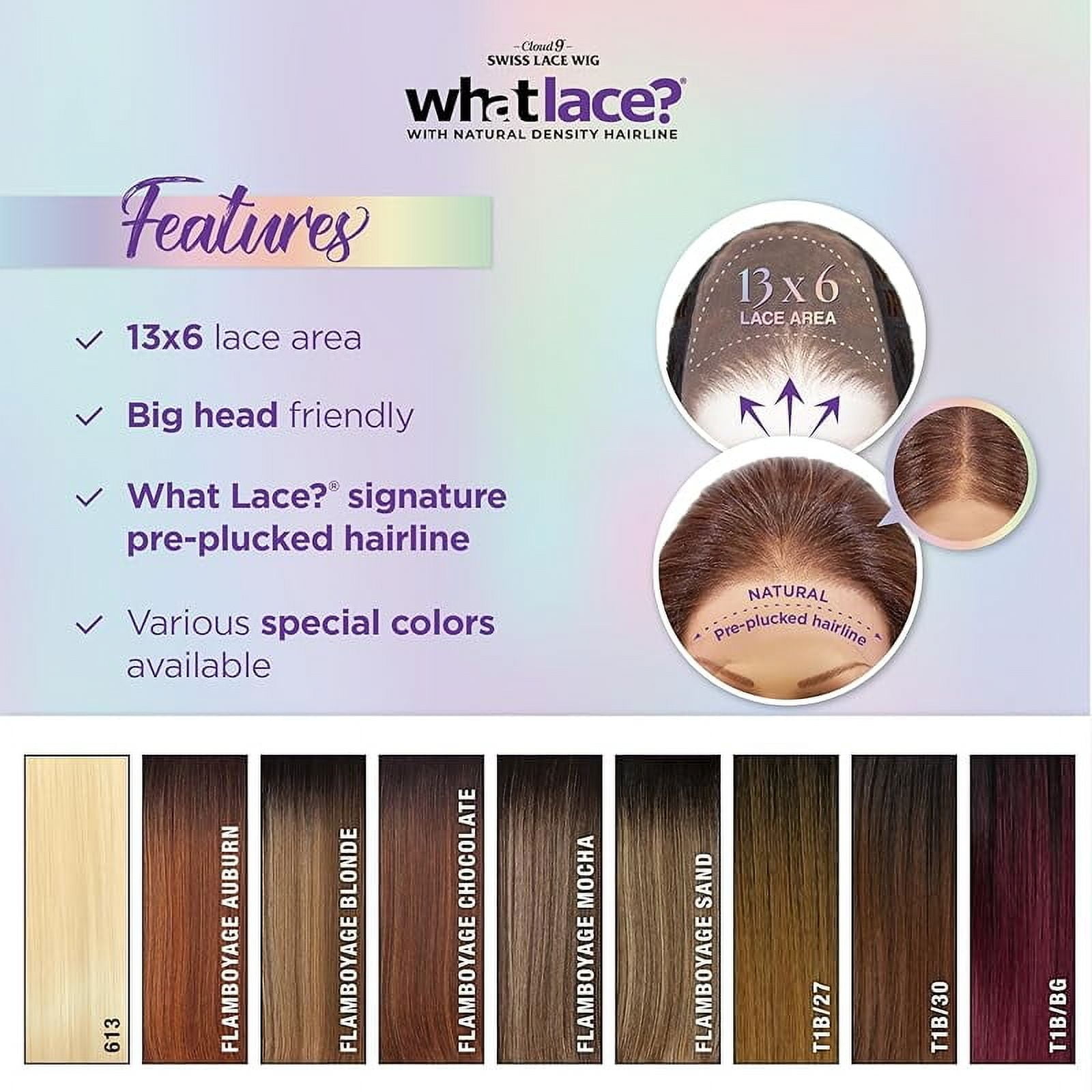 Sensationnel What lace 13x6 Wigs - latisha lacefrontal hand tied glueless synthetic with natural density preplucked hairline (Off Black 1B)