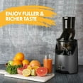 thumbnail image 6 of Kuvings Whole Slow Juicer EVO820GM, Wider 82mm Leather Pattern New Design, 6 of 7