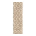 thumbnail image 3 of Unique Loom Trellis Shag Collection Area Rug - Ruby (2' x 7' Runner Light Brown/Ivory), 3 of 11