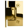 thumbnail image 5 of CRL GEN337BR Polished Brass Geneva 337 Series Adjustable Wall Mount Full Back Plate Hinge, 5 of 12