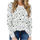 thumbnail image 1 of Camisas Para Mujer Camisetas de Gran Tamaño Manga Larga Moda Casual Cuello Redondo Cosplay Impreso Top Camiseta Blusa Odeerbi ODB135398, 1 of 5