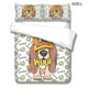 thumbnail image 2 of Conjunto de edredón Dog Themed Duvet Funds Almohada Shams Dormitorio Dormoons Imprimir Conjuntos de ropa de cama para primavera verano otoño invierno l lyshdw2109250006 3 piezas seitruly HA012372-09, 2 of 6