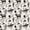 Off White Black, variant on Manfei Rustic Cowboy Blackout Curtains,Western Cactus Window Curtains Pack of 2 (38x45 Each),Orange Brown
