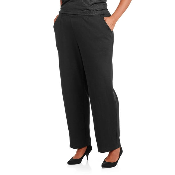 northcrest knit pants plus size