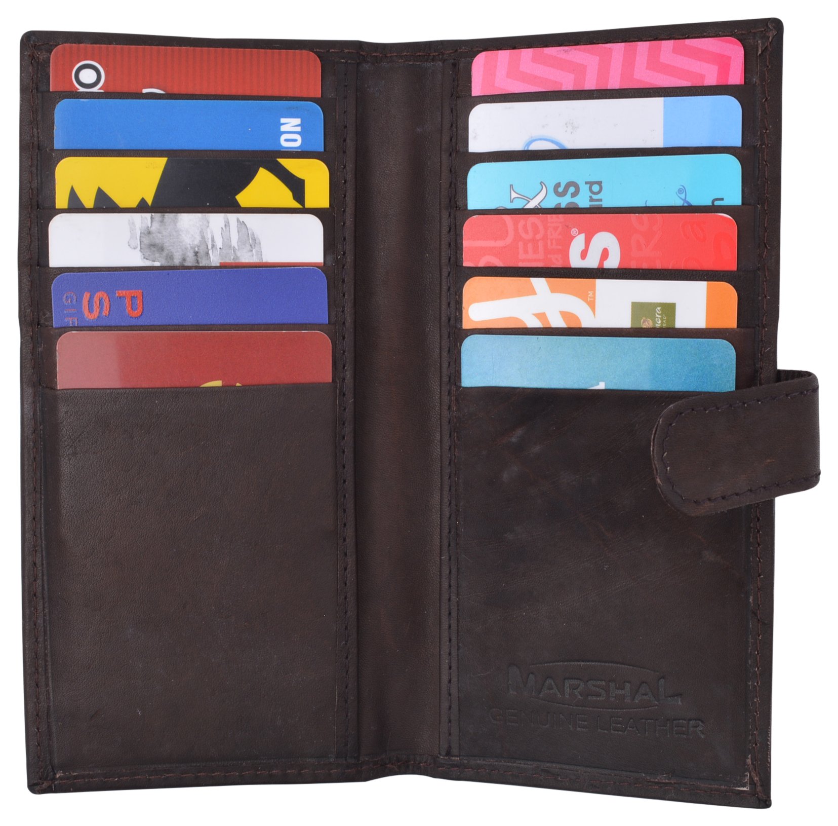 credit card holder with snap closure