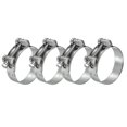 thumbnail image 1 of Uxcell 4Pcs 64-67mm T-Bolt Hose Clamp Intercooler Pipe Clip for 2.52"-2.64" Pipe, 1 of 6