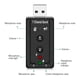thumbnail image 4 of 1 tarjeta de sonido 7. USB externo de 3,5 mm AUX Auricular Micrófono Adaptador de audio PC Hugtrwg  Para estrenar, 4 of 5