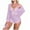 #245-Hot Pink, variant on Taylonsss Womens Summer Sleepwear Set V-Neck Lace Camisole 3-Piece Set Fashionable Comfort Elegant Loungewear