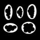 thumbnail image 5 of Kearding 5Pcs Mold Casting Handmade Cookie Irregular Shape Chocolate Moulds Stamp Biscuit Gingerbread Craft Jelly Cake Bakeware 10piezas Kearding CBP065866, 5 of 6