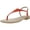Orange, variant on Womens Ellington Leather Logo Slingback Sandals