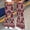003 Wine, variant on Women's Floral Print Flare Yoga Pants Elastic High Waist Bell Bottom Leggings, Stretch Bootcut Workout Pants