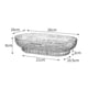 thumbnail image 5 of Wood Serving Tray with Handles Decorative Wooden Display Platter for Party Food Appetizers Cheese Charcuterie Entertaining Hostess Gifts, Ukhbmc, 5 of 7