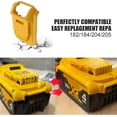thumbnail image 4 of 2pcs Top Case Compatible with DeWalt Battery Cover Replacement Plastic Batteries Case Replacement Housing Kit，5Ah Battery, 4 of 5