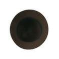 thumbnail image 5 of WITHMOONS Wool Felt Fedora Simple Classic Banded Bucket Hat GN61308 (BrownBand), 5 of 5