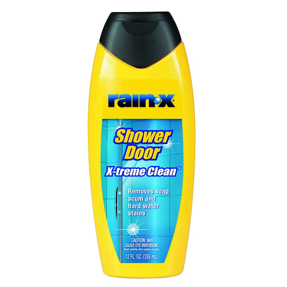 RainX Shower Door XTreme, 12 fl. oz. 630035, Removes Soap Scum and Hard Water Stains