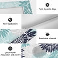 thumbnail image 6 of Turquoise Sunflowers Outdoor Rug for Patio/Deck/Porch, Non-Slip Large Area Rug 4 x 6 Ft, Boho Vintage Floral Rustic Blossom Indoor Outdoor Rugs Washable Area Rugs, Camping Rug Carpet Runner, 6 of 8