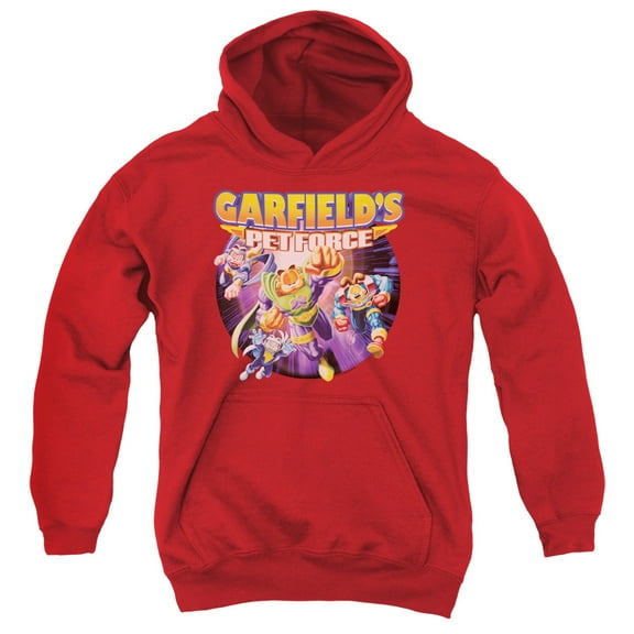 Garfield - Pet Force Four - Youth Hooded Sweatshirt - Small