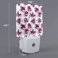 thumbnail image 2 of Xecao Tulips Flowers for Night Light - a Wall-mounted LED Fixture with A Dusk-to-dawn Sensor, Ideal for Bedrooms, Bathrooms, Hallways, and Kitchens-UK, 2 of 7