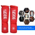 thumbnail image 4 of par de protectores de pies y piernas transpirables duraderos para MMA Boxing Karate Taekwondo (rojo L), 4 of 8