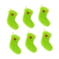 thumbnail image 6 of balikha 6 Pieces Christmas Stockings Decorative Holiday Stockings Christmas Decorations Socks Party Accessories for Festivals Bedroom, 6 of 9