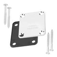 thumbnail image 4 of ZheElen Stainless guitar neck joint plate Electric Guitar Neck Joint Board 4 Holes with Screws Pattern Random 1PCS 3Set, 4 of 6