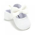 thumbnail image 3 of Newway Baby Girls Shoes Cozy Fleece Soft Bottom Warm Socks Newborn Crib Shoes With Cute Bow, 3 of 6