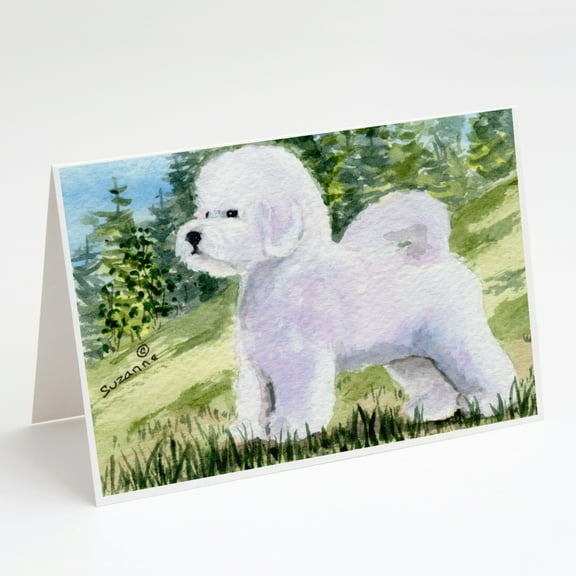 Bichon Frise Greeting Cards and Envelopes Pack of 8