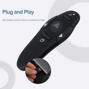 Presentation Remote 2.4GHz Wireless Presenter USB PowerPoint PPT Flip Pen, Pointer Clicker Presenter with Red Light for Mac, Computer, Laptop, for Teacher, Office Use