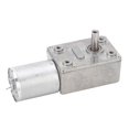 thumbnail image 1 of Motorreductor de CC de un solo eje de 12 mm, autoblocante, reversible, reducción de velocidad de CC de 12 V, motorreductor helicoidal de 30 RPM, 1 of 12