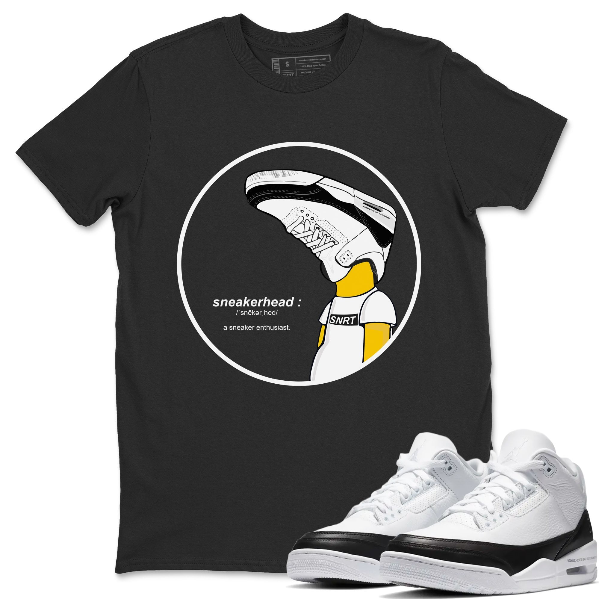 Sneakerhead T-Shirt Jordan 3 Retro Fragment Sneaker Matching Outfit - AJ3  Top (Black / Small) - Walmart.com