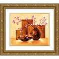 thumbnail image 1 of Lopardi, E. 17x15 Gold Ornate Wood Framed with Double Matting Museum Art Print Titled - Modern Stillife IV, 1 of 4