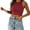 a-Red30068, variant on VNKIDY Womens Solid Color High Neck Sleeveless Crop Top Fitted Seamless Basic Casual Tank Top For Summer Daily Wear Cozy Top