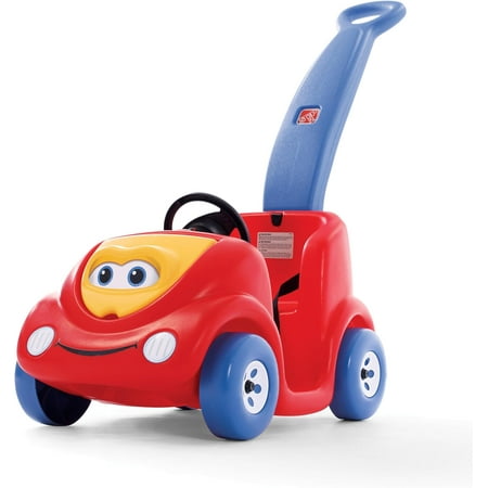 Push Around Buggy Kids Push Car, Ride On Toy, Stroller Substitute, Includes Seat Belt & Horn, Made of Durable Plastic, Max Weight 50 lbs., For Toddlers 1.5-4 Years Old, Red