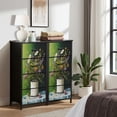 thumbnail image 6 of Moody Dresser for Bedroom with 4 Storage Drawers Funny Bathroom Toilet Paper Vintage Moody Floral Wildflower Dressers Chest of Drawers Steel Framed Fabric Closet Organizers for Entryway, 6 of 7